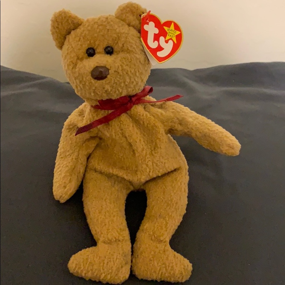 Ty Beanie Baby “Curly”. Rare Vintage